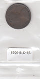 S2-G18-0021 India 1/4 Anna FI 1862 KM467!! C