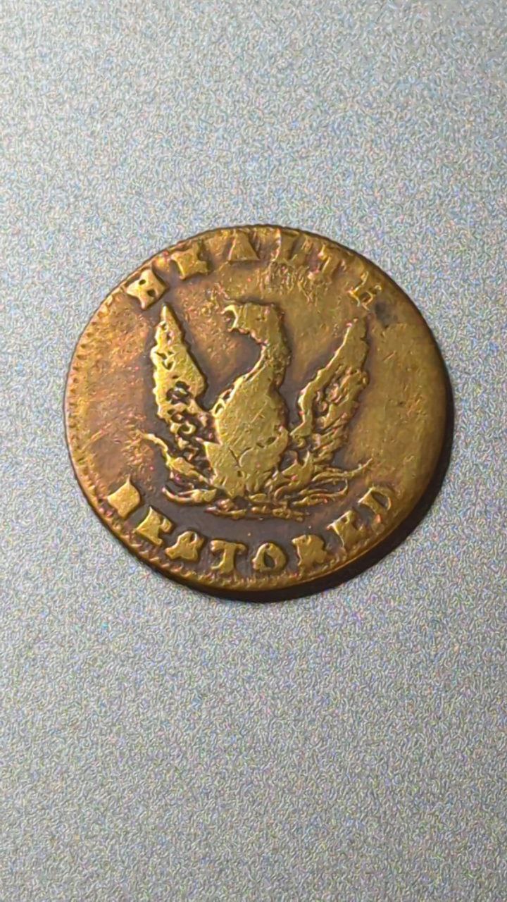 S2-G18-0073 Dr. Eady. Farthing token 1821 Rare!!!