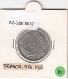 S2-G20-0037 France 5 Francs UNC 1933 KM887