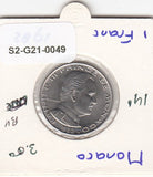 S2-G21-0049 Monaco 1 Franc UNC 1982 KM140