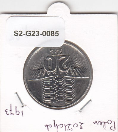 S2-G23-0085 Polen 20 Zloty XF 1973 Y67