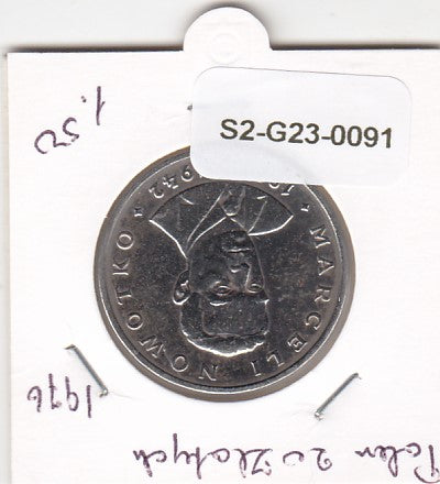 S2-G23-0091 Poland 20 Zlotych VF/XF 1976 Y69 KR