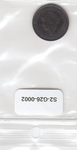 S2-G26-0002 Luxembourg 5 Centimes VF 1930 KM40