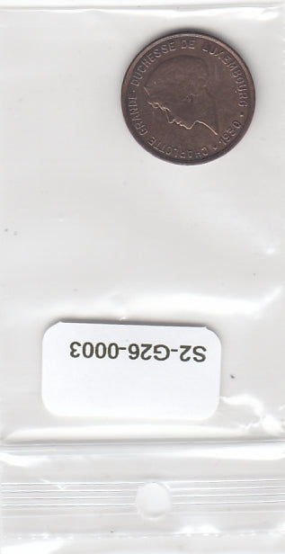 S2-G26-0003 Luxemburg 5 Centimes ZF 1930 KM40