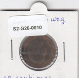 S2-G26-0010 Luxembourg 10 Centimes FI/VF 1930 KM41