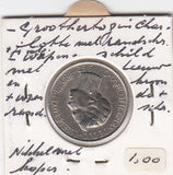 S2-G26-0022 Luxembourg 5 Franc XF 1962 KM51
