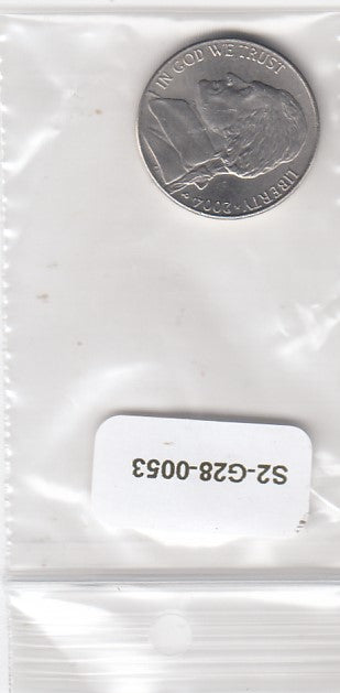 S2-G28-0053-M18 United States 5 Cents XF 2004 KM361 P Keelboat