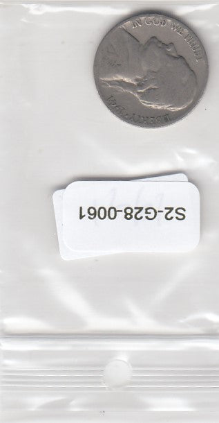 S2-G28-0061 United States 5 Cents FI/VF 1941 KM192