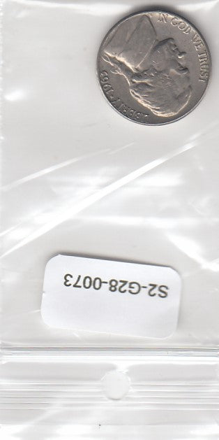 S2-G28-0073 United States 5 Cents VF 1963 KM192