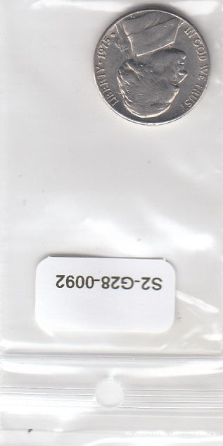 S2-G28-0092-M13 United States 5 Cents CQ 1975 KM192 D