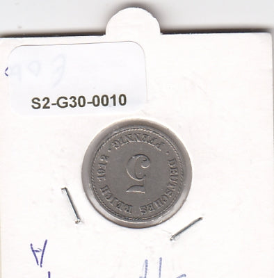S2-G30-0010 Germany 5 Pfennig VF 1912 KM11 A