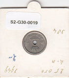 S2-G30-0019 Norway 25 Ore VF 1949 KM384