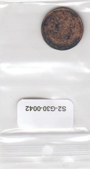 S2-G30-0042 Netherlands 1 Cent VG/FI 1929 KM152
