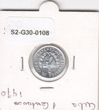 S2-G30-0108 Cuba 1 Centavos UNC 1970 KM33.1