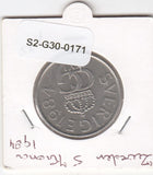 S2-G30-0171 Sweden 5 Kronor VF 1984 KM853