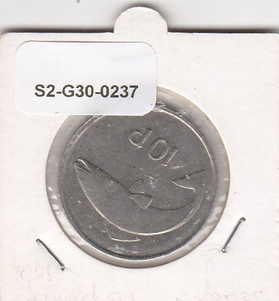S2-G30-0237 Ireland 10 Pence VF+ 1980 KM23