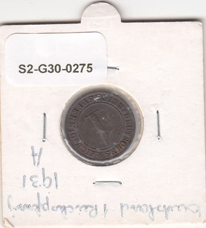 S2-G30-0275 Germany  1 Reichspfennig XF 1931 KM37 A