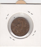 S2-G30-0291 Italy 10 Centesimi VF 1922 KM60