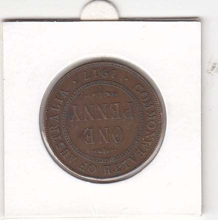 S2-G31-0002 Australia 1 Penny XF 1917 KM23