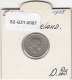 S2-G31-0087 Switzerland 5 Rappen VF 1955 KM26