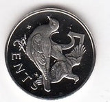 S2-G32-0019-M02 British Virgin Island 5 Cents PROOF 1976 KM2 FM