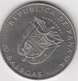 S2-G32-0025 Panama 10 Balboas UNC 1978 KM53a