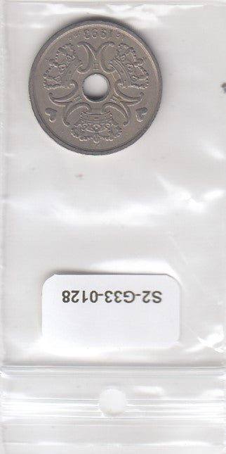 S2-G33-0128 Denmark 2 Kroner VF 1993 KM874