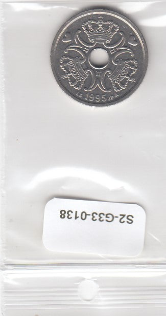 S2-G33-0138 Denmark 2 Kroner VF/XF 1995 KM874