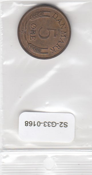 S2-G33-0168 Denmark 5 Ore VF 1970 KM848