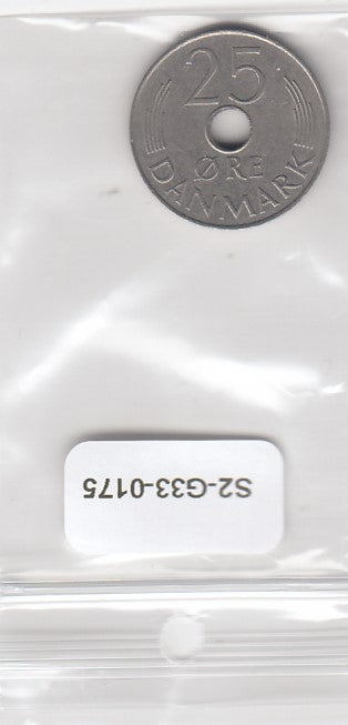 S2-G33-0175 Denmark 25 Ore VF 1975 KM861