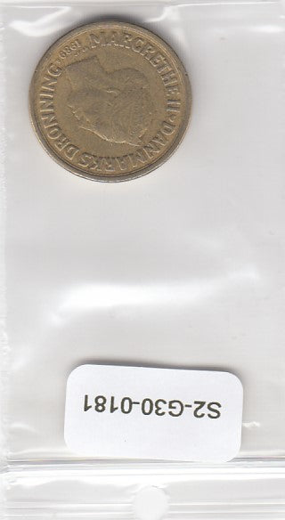 S2-G33-0181 Denemarken 10 Kronen ZFr 1989 KM867