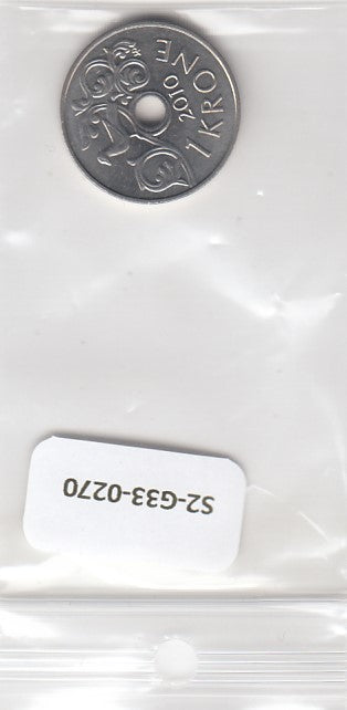 S2-G33-0270-M03 Norway 1 Krone xf 2010 KM462