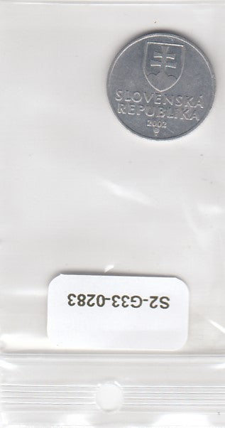S2-G33-0283 Slovakia 20 Haleru `VF 2002 KM18