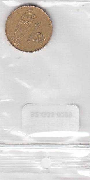 S2-G33-0289 Slovakia 1 Koruna VF 1993 KM12