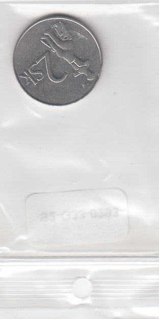 S2-G33-0293 Slovakia 2 Koruna VF 1993 KM13