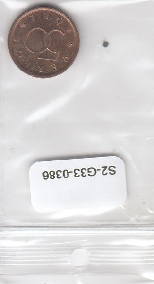 S2-G33-0386-M10 Zweden 50 Öre AU 2006 KM878 SI
