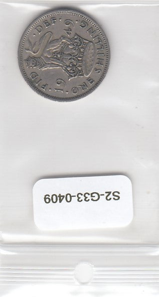 S2-G33-0409 Great Britain One Shilling VF 1949 KM876   English