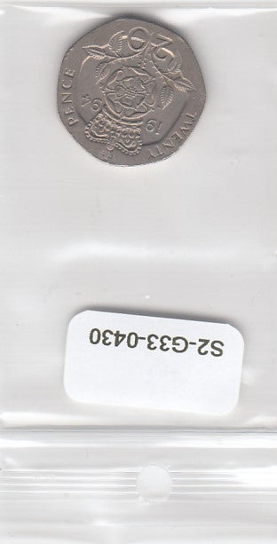 S2-G33-0430 Great Britain 20 Pence VF 1994 KM939