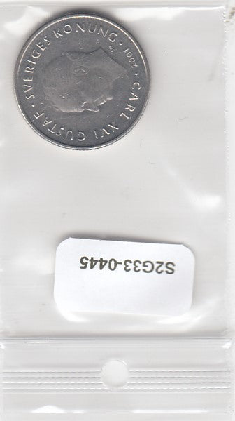 S2-G33-0445-M07 Sweden 1 Krone VF+ 2001 KM894 B