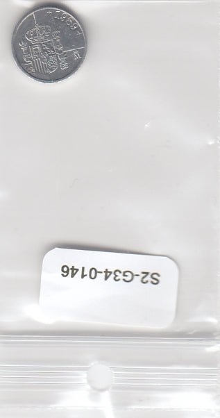 S2-G34-0146 Spain 1 Peseta VF 1989 KM832