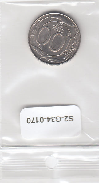 S2-G34-0170 Italië 100 Lire XF 1996 KM159