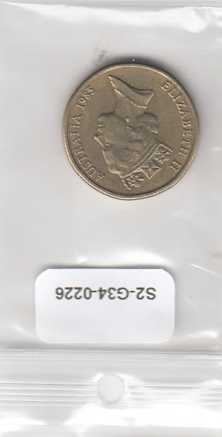 S2-G34-0226 Australia 1 Dollar VF 1985 KM84