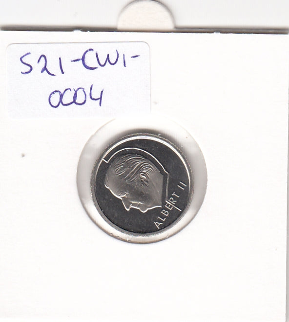 S21-CW1-0004 Belgium 1 Franc 1998  KM188 FDC Belgie