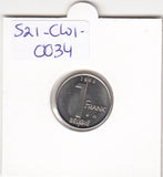 S21-CW1-0034 Belgium 1 Franc 1996  KM188 FDC Belgie