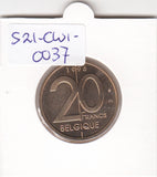 S21-CW1-0037 Belgium 20 Franc 1996  KM191 FDC Belgique