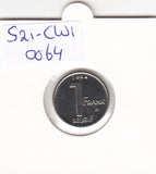 S21-CW1-0064 Belgium 1 Franc 1994  KM188 FDC Belgie