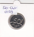 S21-CW1-0129 Belgium 50 Franc 1990  KM168 FDC Belgique