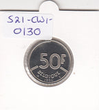 S21-CW1-0130 Belgium 50 Franc 1990  KM169 FDC Belgie