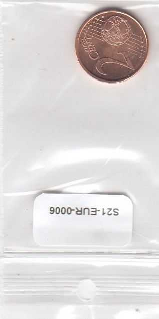 S21-EUR-0006-M200 Spain  2 Cent UNC 2001 KM1041