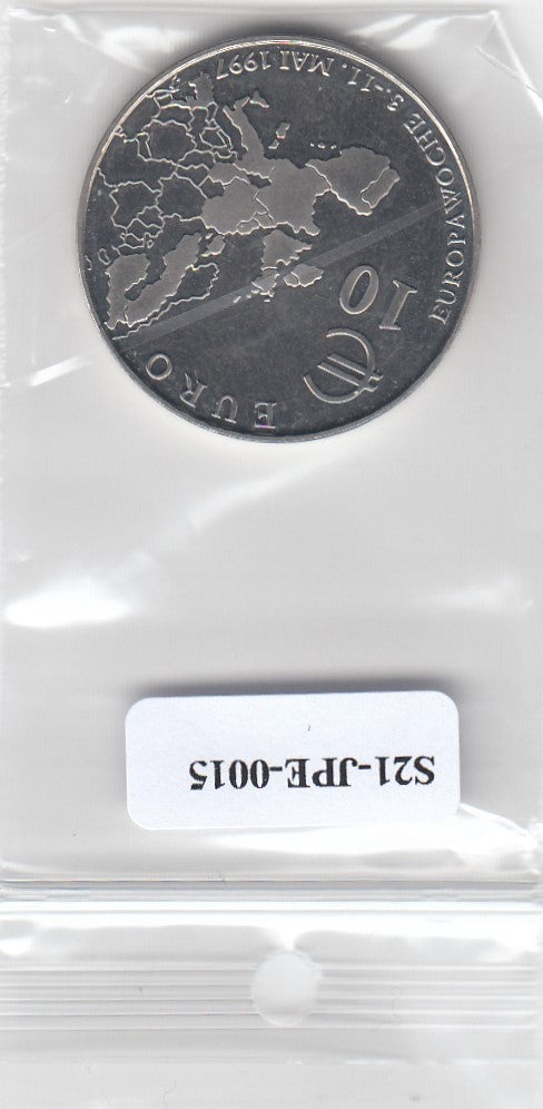 S21-JPE-0015 Duitsland 10 Euro UNC 1997 KM-X-9  Europa Woche